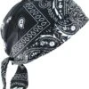 Zwart/witte Paisley Bandana Hoofdaccessoire - Zac's Alter Ego -Fietsaccessoires Winkel 1023x1200