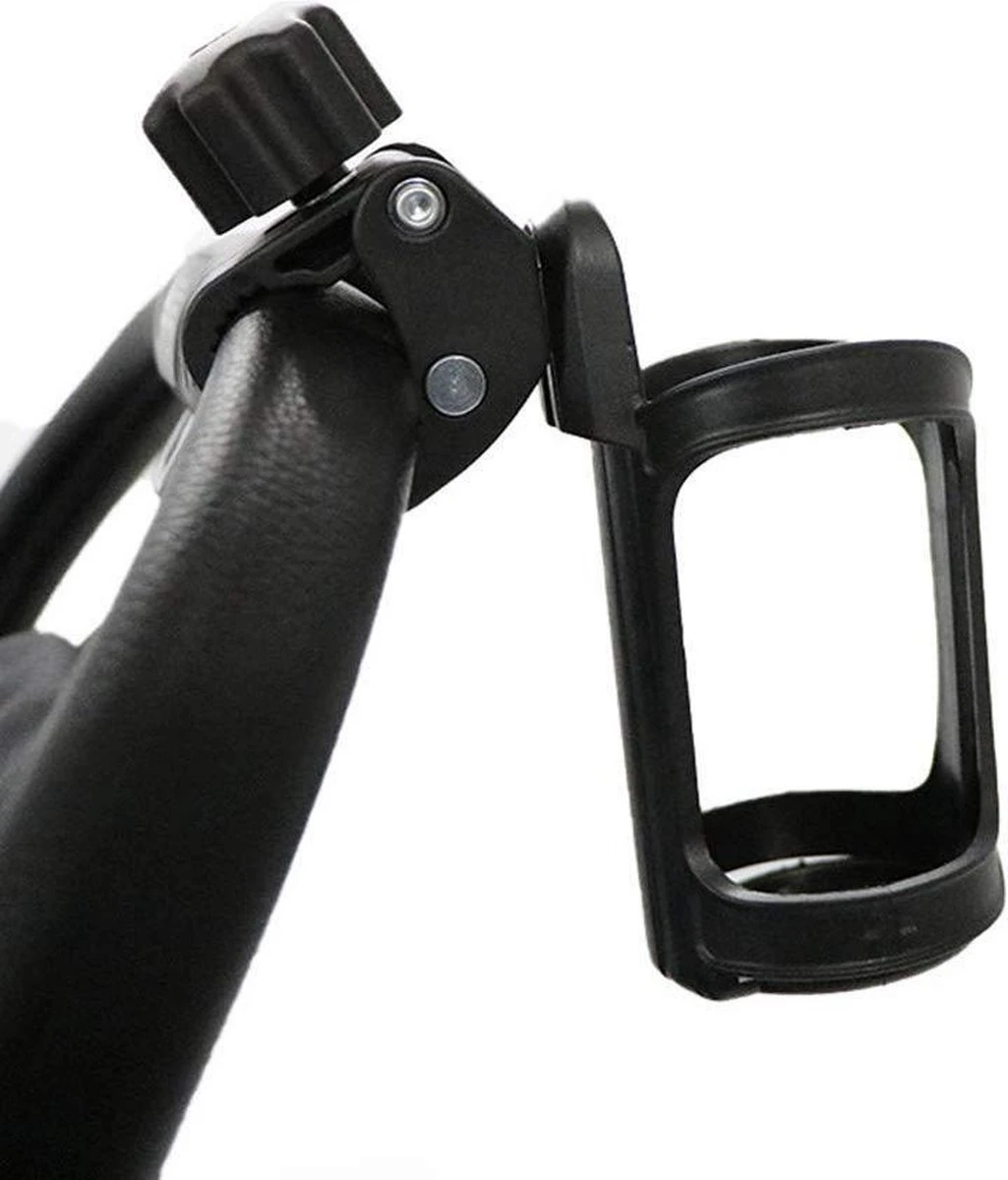 Universele Bekerhouder – Drinkfleshouder Kinderwagen Buggy En Fiets – Bidonhouder Ook Geschikt Voor Joolz – Zwart 5 Universele Bekerhouder – Drinkfleshouder Kinderwagen Buggy En Fiets – Bidonhouder Ook Geschikt Voor Joolz – Zwart - Afbeelding 3