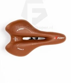 Voltano Sport Trekking Fietszadel - Comfortabel Gel Zadel - Met Uitsparing - Inclusief Zadelstrop - 100% Waterdicht - Unisex - Bruin -Fietsaccessoires Winkel 1031x1200 2