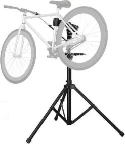 Merkloos Decopatent® PRO Montagestandaard Fiets - 360° Draaibaar - Verstelbaar + Gereedschapsbakje - Fiets Montage Reparatie Standaard -Fietsaccessoires Winkel 1045x1200