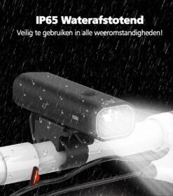SWILIX ® - Fietsverlichting Set - Oplaadbare USB Led Fietslamp - Voor En Achter - Waterdicht - 4 Lichtstanden - Zwart -Fietsaccessoires Winkel 1063x1200 6