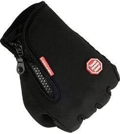 Fietshandschoenen Winter - Handschoenen - Sport Handschoenen Met Rits - Touchscreen Telefoon - Anti Slip Gloves - Heren / Dames - Maat XL - Zwart - Sinterklaas Cadeau - Kerst Cadeautje - Black Friday 2022 Deals -Fietsaccessoires Winkel 1076x1200 2