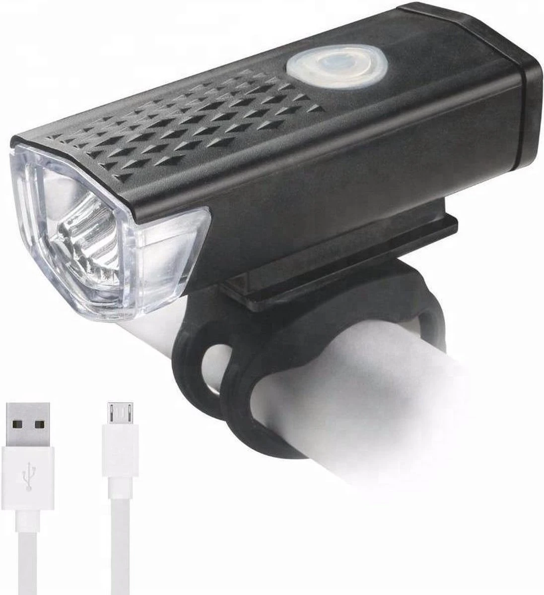 Voorlicht Fiets - Fietsverlichting - Led Voorlamp - Fietslicht - 350 Lumen - Usb - Oplaadbaar - Compact - Waterdicht - Koplamp Fiets 4 Voorlicht Fiets - Fietsverlichting - Led Voorlamp - Fietslicht - 350 Lumen - Usb - Oplaadbaar - Compact - Waterdicht - Koplamp Fiets - Afbeelding 2