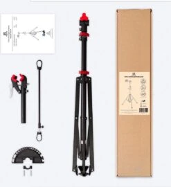 LifeGoods Fiets Montagestandaard - Fietsreparatie Racefiets / MTB - Incl. Stuurhouder - Zwart/Rood -Fietsaccessoires Winkel 1097x1200 1