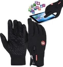 Merkloos Winter Fietshandschoenen Met Extra Grip - Maat M - Zwart -Fietsaccessoires Winkel 1137x1200 2