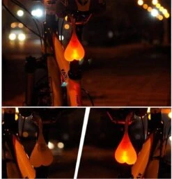 LOUZIR Opvallend Waterproof Fiets Led Achterlicht In De Vorm Van Een Slingerende Balzak(met Rode, Lichtgevende Ballen!) -Fietsaccessoires Winkel 1153x1200