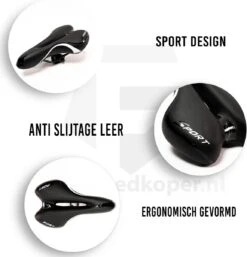 Voltano Sport Fietszadel Iclusief Zadelstrop – Gel Trekking Zadel – Met Uitsparing – Unisex - Zwart 14 Voltano Sport Fietszadel Iclusief Zadelstrop – Gel Trekking Zadel – Met Uitsparing – Unisex - Zwart -Fietsaccessoires Winkel 1154x1200 9