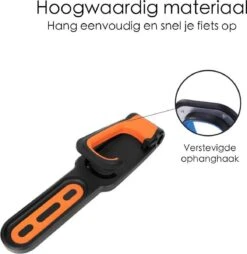 Fiets Ophangbeugel - Zwart / Oranje - Cycling WallMount - Muurhouder Fiets - Muurbeugel Wandhouder Wandbeugel - Muurbevestiging Ophangsysteem - Muur Houder Fietsbeugel Fietshaak -Fietsaccessoires Winkel 1165x1200 1
