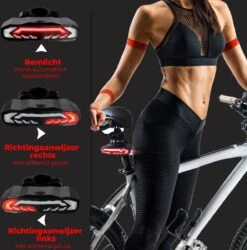 B-care Elektrische Fietsverlichting - Inclusief Afstandsbediening En Richtingaanwijzers - Fietsalarm - Anti Diefstal Alarm - Fiets Achterlicht - Fietsbel - Fiets Accessoires -Fietsaccessoires Winkel 1186x1200 1