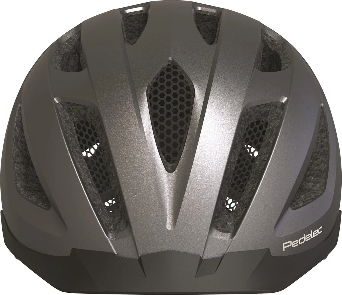 ABUS Pedelec 1.2 Fietshelm – Sparkling Titan – Maat M (52-57 Cm) NTA Gekeurd – Geschikt Voor High Speed E-bikes En Snorfietsen 8 ABUS Pedelec 1.2 Fietshelm – Sparkling Titan – Maat M (52-57 Cm) NTA Gekeurd – Geschikt Voor High Speed E-bikes En Snorfietsen - Afbeelding 6