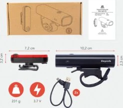 LifeGoods LED Fietsverlichting Set - Voorlicht En Achterlicht - USB Oplaadbaar - Zwart -Fietsaccessoires Winkel 1200x1053 1