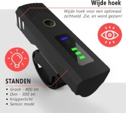 Trustic EVO | Fietsverlichting | Oplaadbaar | Fietslamp | Verschillende Standen | Licht Sensor | Waterbestendig | Set -Fietsaccessoires Winkel 1200x1082 2