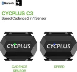 Cycplus C3 Cadanssensor En Snelheidssensor In 1 - Garmin - Wahoo - Zwift - Tacx - Bryton - Cadansmeter - Snelheidsmeter