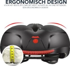 Achaté Fietszadel - Unisex - Extra Comfortabel - Ventilerend - Incl. Zadelhoes En Installatiemateriaal -Fietsaccessoires Winkel 1200x1130 7