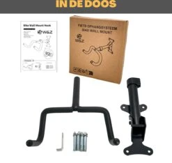 W&Z WallMount Fietsdrager - Ophangbeugel - Muurbeugel Fiets - Fietsbeugel - Opbergbeugel - Fiets Ophangsysteem -Fietsaccessoires Winkel 1200x1138 4
