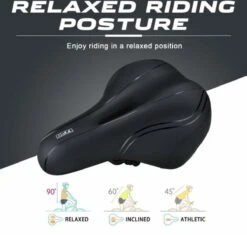 BOTC Fietszadel - Unisex - Extra Comfortabel - Inclusief Waterdichte Zadelhoes - Ventilerend 15 BOTC Fietszadel - Unisex - Extra Comfortabel - Inclusief Waterdichte Zadelhoes - Ventilerend -Fietsaccessoires Winkel 1200x1141 11