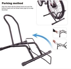 Merkloos Decopatent® Fietsenrek Voor Of Achterwiel - Fietsen Rek Racefiets, Mountainbike, Mtb Etc - Fietshouder - Achterwiel Standaard / Voorwiel Standaard - Bike Stand - Fietsstandaard Fietsen - Zwart -Fietsaccessoires Winkel 1200x1152 1