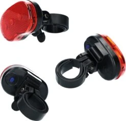 Dresco Achterlicht Fiets 3 Led's | Fietsverlichting Led | Achterlicht Met Batterij En Knipperlicht -Fietsaccessoires Winkel 1200x1158 6