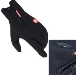 Merkloos Winter Fietshandschoenen Met Extra Grip - Maat M - Zwart -Fietsaccessoires Winkel 1200x1169