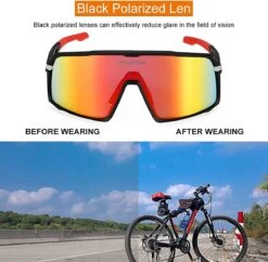 DOWO® - Fietsbrillen - Sportbrillen - Professionele Fietsbril - Lichtgewicht Racefiets -Fietsaccessoires Winkel 1200x1174 1