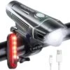 LED Fietsverlichting Set – Oplaadbaar Via USB - Voorlicht En Achterlicht - Waterbestendig - Complete Fietslamp Set -Fietsaccessoires Winkel 1200x1179 2