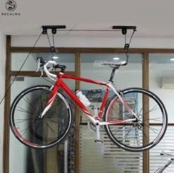 Recalma Fietslift - 60 Kg Draagkracht - Fietstakel - Universeel Ophangsysteem - Elektrische Fiets - Zwart -Fietsaccessoires Winkel 1200x1190 7