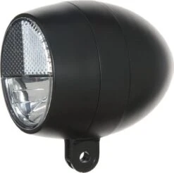 Cortina Amsterdam Fietsverlichting Koplamp - Batterij - Black/Zwart