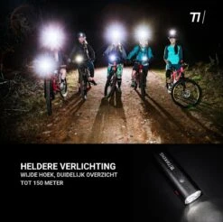 TIKKENS LED Fietsverlichting Set - Fietslamp USB Oplaadbaar - Fietslampjes Voorlicht & Achterlicht - Waterdicht – Zwart -Fietsaccessoires Winkel 1200x1196 7