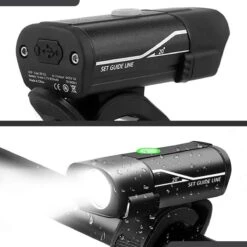 Lovnix - Oplaadbare Fietslamp LED Verlichting Set - USB Oplaadbaar - Fietslicht Met LED Lamp - Voor- En- Achter Licht - Regenbestendig - Geschikt Voor Mountainbike Fietsen Wandelen Speleologie -Fietsaccessoires Winkel 1200x1200 254