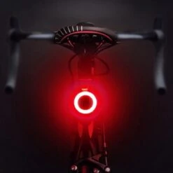 DesoMax® Fietslicht Achterlicht LED USB Oplaadbaar Helder Rond - Achterlicht Voor Racefiets En MTB – Herkenningslicht