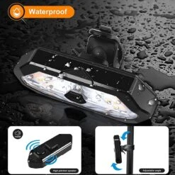 GoShops FY-1820 - Richtingaanwijzer Fiets - Knipperlichting - Fietsverlichting - LED - USB Oplaadbaar - Waterbestendig - Afstandsbediening - Draadloos - Verstelbaar - Achterlicht Fiets -Fietsaccessoires Winkel 1200x1200 316