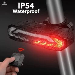 BikePro Fiets Achterlicht 2.0 Met Alarm En Richtingaanwijzer - IP54 Waterdicht - USB Oplaadbaar -Fietsaccessoires Winkel 1200x1200 325