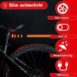 Esioh® Oplaadbare Fietslamp Led Set Wit En Rood – Oplaadbare Fietsverlichting USB – Fietslampjes Voorlicht En Achterlicht -Fietsaccessoires Winkel 1200x1200 424