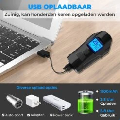 Seidon™ - Fietslamp - Fietsverlichting - Fietslampjes - Fiets Snelheidsmeter - LED Display - Klok - Fietsbel -Fietsaccessoires Winkel 1200x1200 574