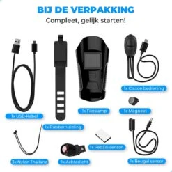 Seidon™ - Fietslamp - Fietsverlichting - Fietslampjes - Fiets Snelheidsmeter - LED Display - Klok - Fietsbel -Fietsaccessoires Winkel 1200x1200 579