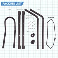 Merkloos Decopatent® Fietsenrek Voor Of Achterwiel - Fietsen Rek Racefiets, Mountainbike, Mtb Etc - Fietshouder - Achterwiel Standaard / Voorwiel Standaard - Bike Stand - Fietsstandaard Fietsen - Zwart -Fietsaccessoires Winkel 1200x1200 612