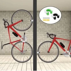 Racefiets Ophangsysteem - Fietshaak Muurbevestiging - Fiets Ophangbeugel - Bike Muurbeugel Fiets - Fietsenrek - Fietsbeugel -Fietsaccessoires Winkel 1200x1200 623