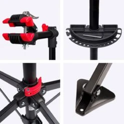 LifeGoods Fiets Montagestandaard - Fietsreparatie Racefiets / MTB - Incl. Stuurhouder - Zwart/Rood -Fietsaccessoires Winkel 1200x1200 627