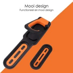 Fiets Ophangbeugel - Zwart / Oranje - Cycling WallMount - Muurhouder Fiets - Muurbeugel Wandhouder Wandbeugel - Muurbevestiging Ophangsysteem - Muur Houder Fietsbeugel Fietshaak -Fietsaccessoires Winkel 1200x1200 634
