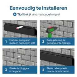 SODEAL Fiets Ophangsysteem - Fietshaak - Fiets Ophangbeugel - Muurbeugel Fiets - Fietsenrek - Fietsbeugel -Fietsaccessoires Winkel 1200x1200 657