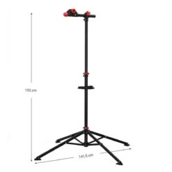 Merkloos Decopatent® Sterke Montagestandaard Fiets - 360° Draaibaar - Verstelbaar + Gereedschapsbakje - Fiets Montage Reparatie Standaard -Fietsaccessoires Winkel 1200x1200 674