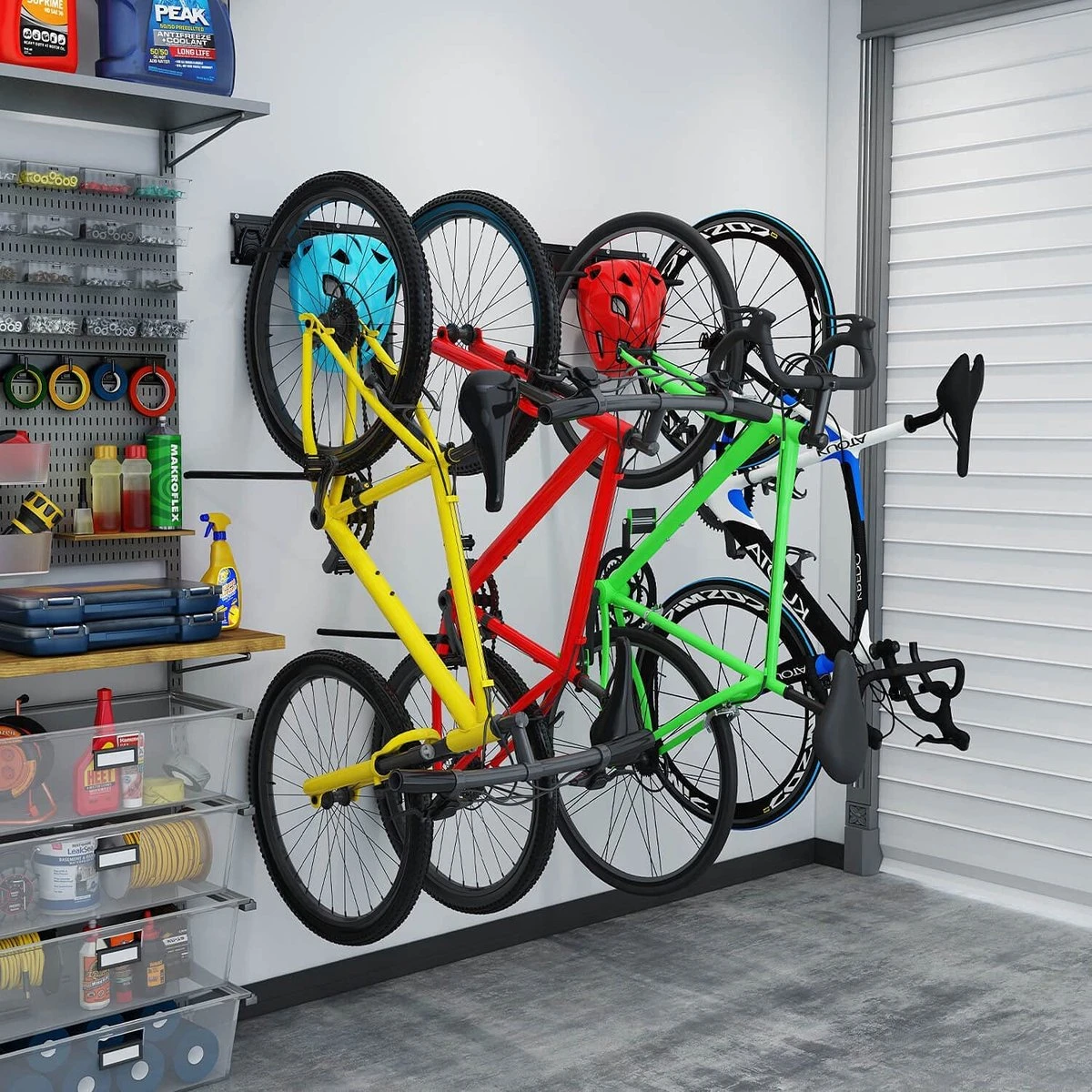 SODEAL Fiets Ophangsysteem - Gereedschapshouder - Fietshaak - Fiets Ophangbeugel - Muurbeugel Fiets - Fietsenrek - Fietsbeugel 8 SODEAL Fiets Ophangsysteem - Gereedschapshouder - Fietshaak - Fiets Ophangbeugel - Muurbeugel Fiets - Fietsenrek - Fietsbeugel - Afbeelding 6