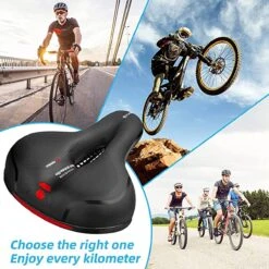 IBright Gel Fietszadel Met LED Oplaadbare Achterlicht - USB Oplaadbaar - Fietsverlichting Met 6 Functie's - Dames / Heren - Waterdicht - Gratis Zadelstrop - USB Oplaadkabel - Zwart 23 IBright Gel Fietszadel Met LED Oplaadbare Achterlicht - USB Oplaadbaar - Fietsverlichting Met 6 Functie's - Dames / Heren - Waterdicht - Gratis Zadelstrop - USB Oplaadkabel - Zwart -Fietsaccessoires Winkel 1200x1200 763