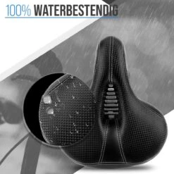 Strex Fietszadel - Unisex - Extra Comfortabel - Ventilerend - Incl. Zadelhoes -Fietsaccessoires Winkel 1200x1200 773