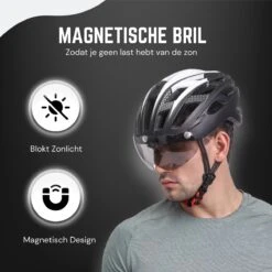 Rebela | Fietshelm | Helm | Hoofdbescherming | Sport Lights Matt Zwart- Wit | Heren-Dames | Medium 54/62cm 14 Rebela | Fietshelm | Helm | Hoofdbescherming | Sport Lights Matt Zwart- Wit | Heren-Dames | Medium 54/62cm -Fietsaccessoires Winkel 1200x1200 80