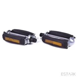 ESTARK® Klassieke Fietspedalen - Set Van Twee - Anti-Slip Fietspedalen Set Met Reflectoren - Pedaal Zwart Zilver - Fiets Pedalen Trappers Fiets Pedaal - Fietstrappers - Losse Trappers - 2 STUKS - Pedalen -Fietsaccessoires Winkel 1200x1200 800