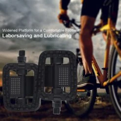 Fietspedalen - Anti Slip - Trappers Voor Fiets Met Reflector - 1.4 Mm Schroefdraad Zwart -Fietsaccessoires Winkel 1200x1200 831