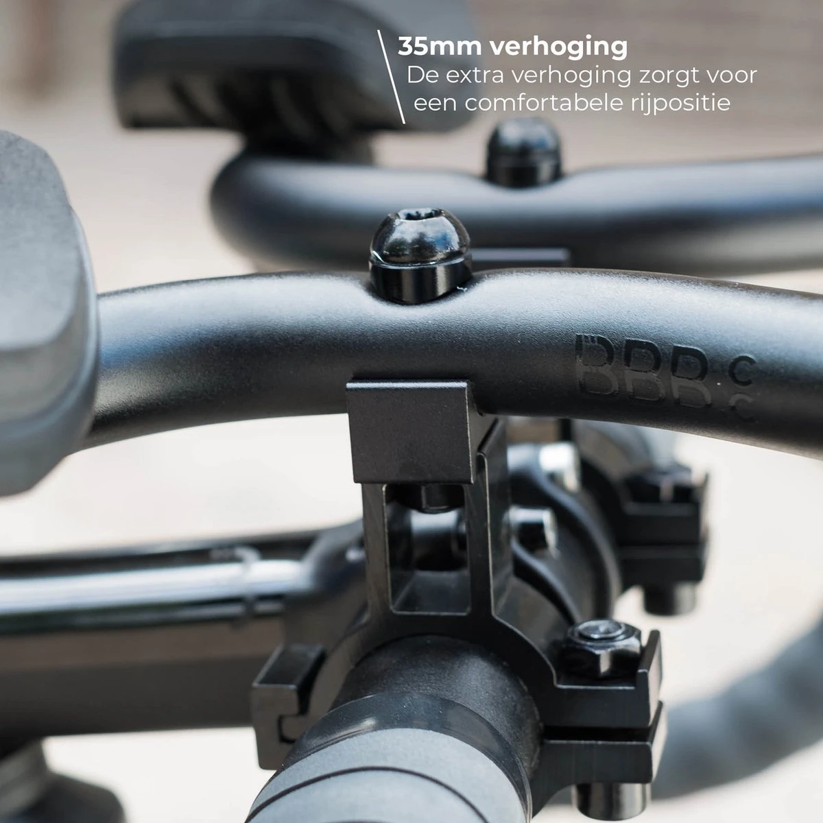BBB Cycling AeroComfort Ligstuur - Verstelbaar - Aluminium - Opzetstuur Met Armsteun - Zwart - 22.2-31.8mm - BHB-59 5 BBB Cycling AeroComfort Ligstuur - Verstelbaar - Aluminium - Opzetstuur Met Armsteun - Zwart - 22.2-31.8mm - BHB-59 - Afbeelding 3