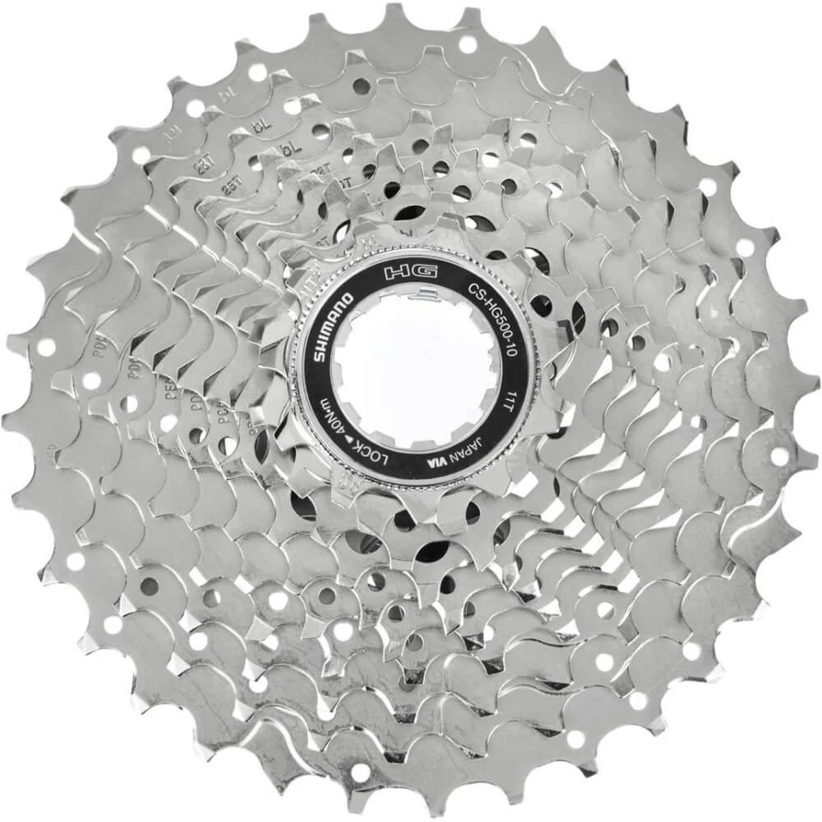 Shimano Tiagra CS-HG500 Cassette 10-Sp 11-32T 6 Shimano Tiagra CS-HG500 Cassette 10-Sp 11-32T - Afbeelding 4