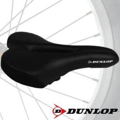 Dunlop Racefiets Zadel - Fietszadel - Unisex Dames / Heren - Extra Comfortabel - Ventilered Met Stuituitsparing - Fiets Zadel - Fietszadel - Comfort Fietszadel - Gel Zadel - Met Gel Voor Extra Comfort -